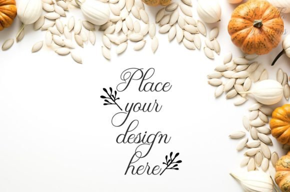 Download Pumpkin Stock Photo Backdrop Top View - Pumpkin Collection