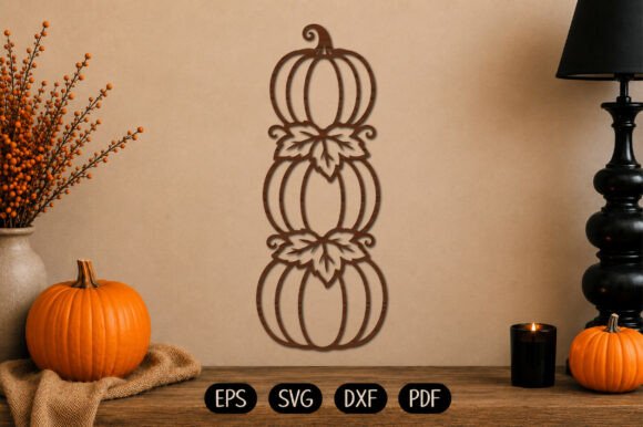 Download Stacked Pumpkin Laser Cut SVG - Pumpkin Collection
