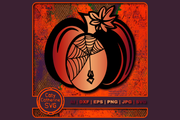 Download Halloween Pumpkin with Spider Web SVG - Pumpkin Collection