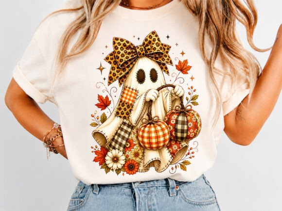 Download Fall Ghost Pumpkin Halloween Shirt - Pumpkin Collection