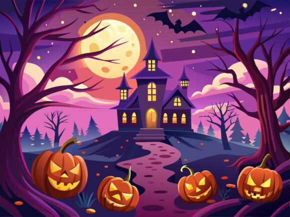 Download 2 Halloween Background with Pumpkin - Pumpkin Collection