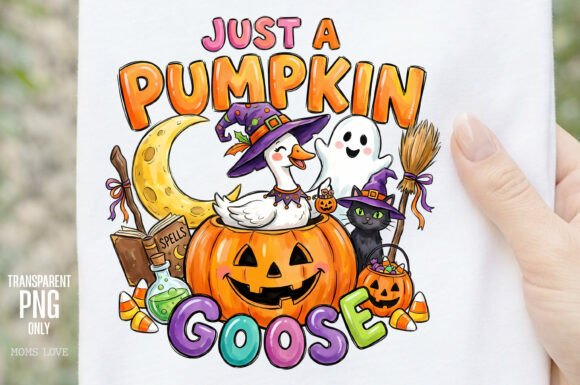 Download Just a Pumpkin Goose Halloween PNG - Pumpkin Collection